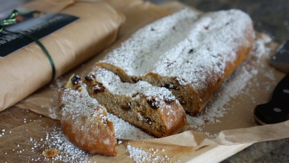 Gluten-free stollen from coeliac-friendly boutique bakery Carpathia.