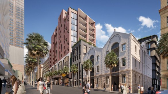 An artist's impression of the Quay Quarter Lanes development.