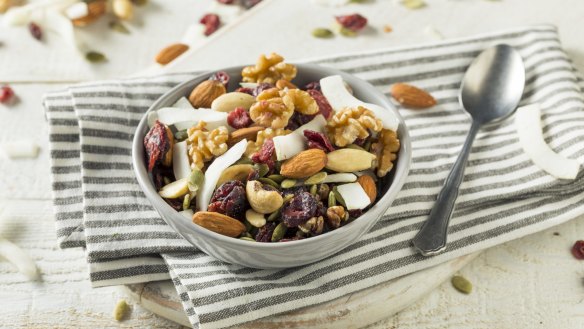Make your own trail mix.