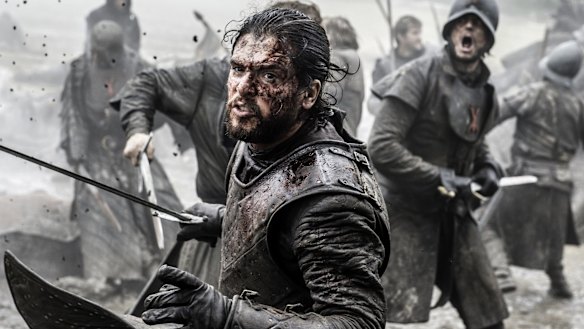 Actor Kit Harington  as Jon Snow in <em>Game of Thrones</em>.