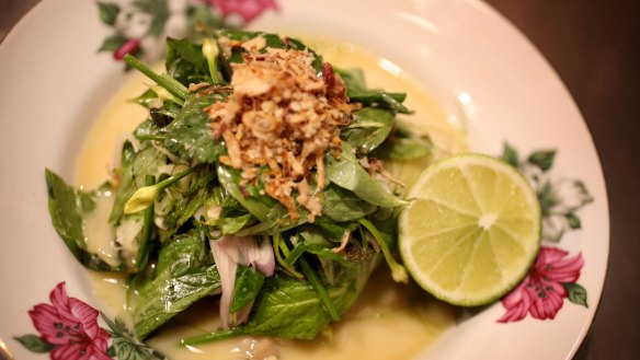 Steamed Fish Salad.