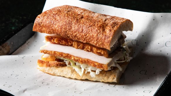Hot pork belly and crackling rolls will be on rotation at Le Shoppe.