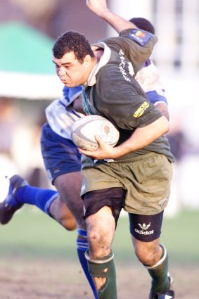 Tough No.8: Randwick's Michael Cheika in his final match for the club.