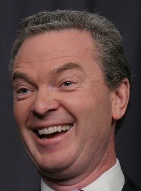 Loves a laugh: Education Minister Christopher Pyne.