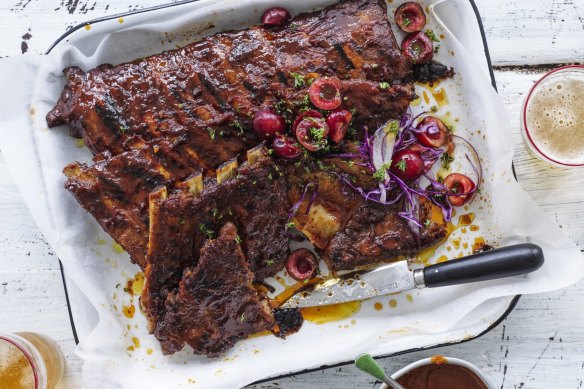 Smoky chipotle ribs.