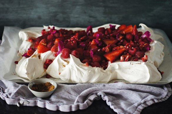 Garnish your pavlova with fresh fruit for a real treat