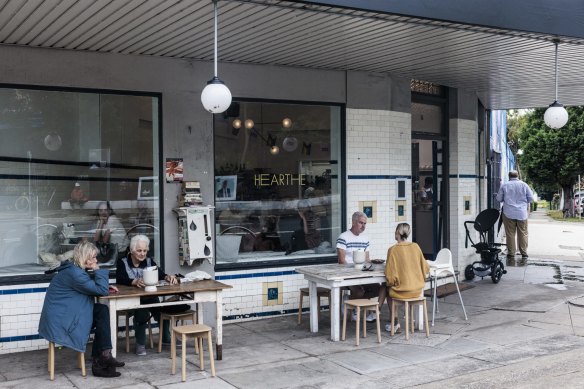 Hearthe slots into the former Mrs Underwood site beside Stanmore Station and library.