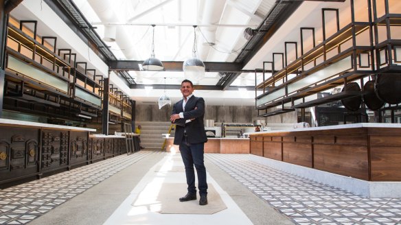 Karima Group's John Sahyoun at the historic Paper Mill building in Liverpool, where 500-seat mega food venue, including The Firepit, is set to open