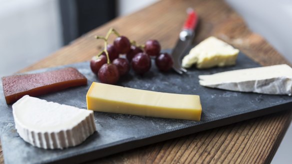 Cheese please: a cheeseboard at the Shifty Chevre.