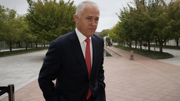 Prime Minister Malcolm Turnbull speaks to the media at Parliament House ahead of a meeting with gas executives on Wednesday.