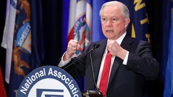 Attorney-General Jeff Sessions has been in the firing line over contacts with the Russian ambassador during last year's election campaign.