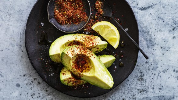 Adam Liaw's avocado shichimi dish can be made in two minutes.