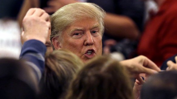 Divisive: Republican presidential candidate Donald Trump.