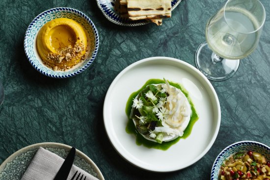 Go-to dish: Cacik with grilled cucumber and mint.