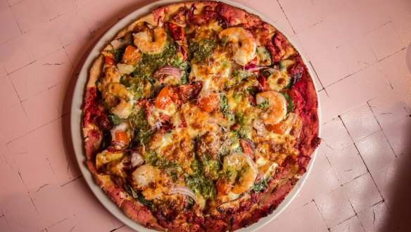 The sweet and chilli pizza is a staggering $31.