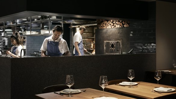 The kitchen at Nomad in Melbourne will, like its Sydney counterpart, be anchored by a wood-fired oven.