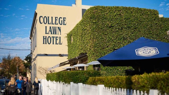 The College Lawn Hotel will be cranking for the grand final. 