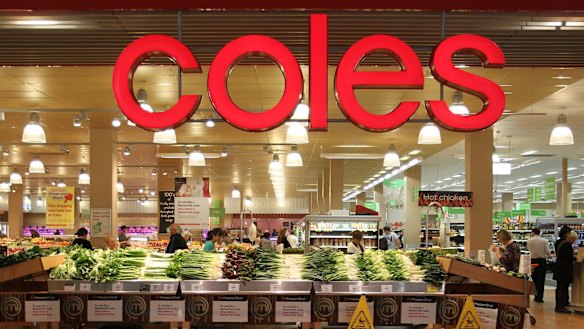 Coles' earnings are expected to fall sharply in the current half before sales and profits start to recover in the June half.
