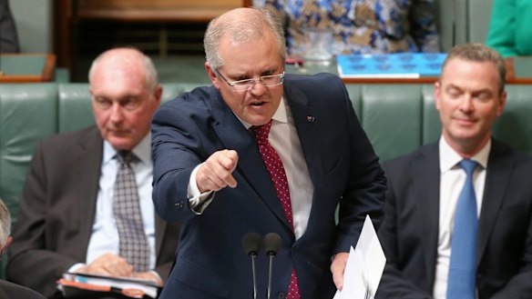 Liberal MPs have been given tax briefings in Treasurer Scott Morrison's office.