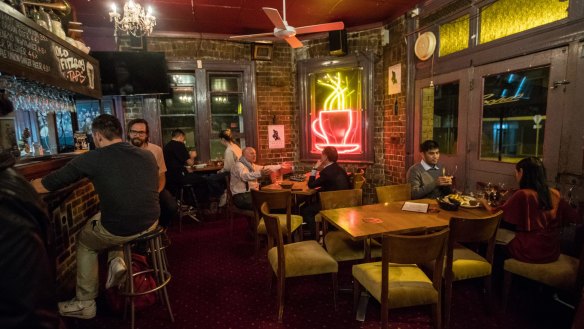 The Old Fitzroy front bar has remained largely unchanged since the new owners. 