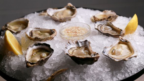 Moonlight Flat oysters.