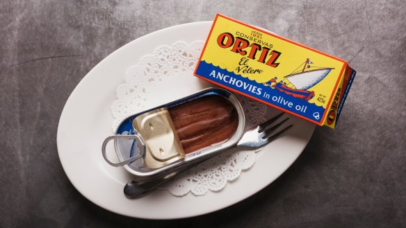 Ortiz anchovies, $18. 