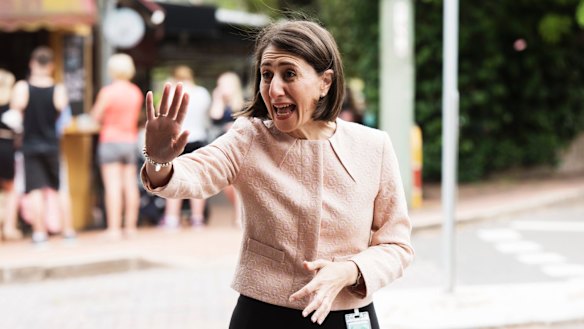 No stopping her now.  Gladys Berejiklian.