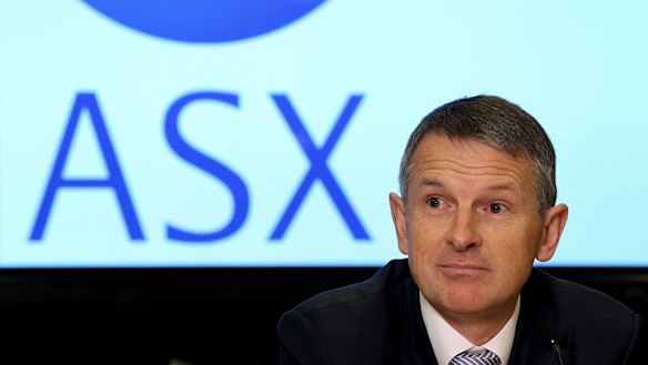 Managing director and chief executive of the ASX Dominic Stevens. The longer interest rates stay low, the more you can afford to pay for shares – pushing prices up.
