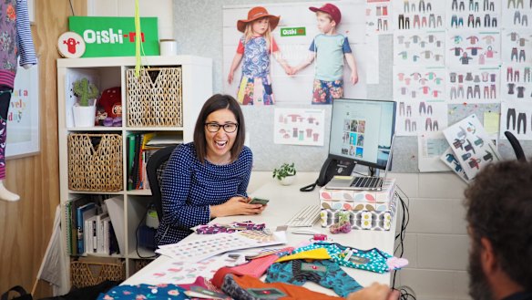 Miyo Fallshaw at Oishi-m's Torquay headquarters. The exclusive nature of Oishi-m's small production runs creates so-called "unicorn" products.