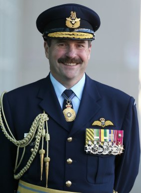 Chief of Air Force, Air Marshal Leo Davies.