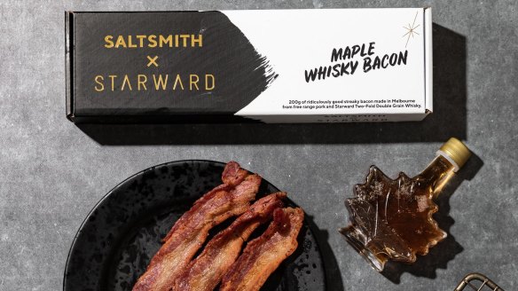 Saltsmith x Starward maple whisky bacon makes a great Father's Day breakfast. 