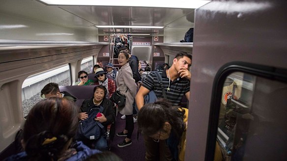 Some trains to the Blue Mountains have been running at more than 150 per cent capacity at weekends.