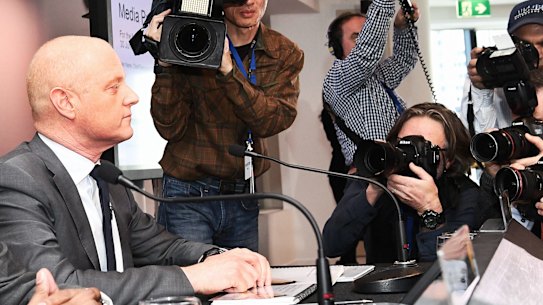 Chief executive Ian Narev, fronting the cameras over the Austrac scandal, will retire before June 30 of next year. 