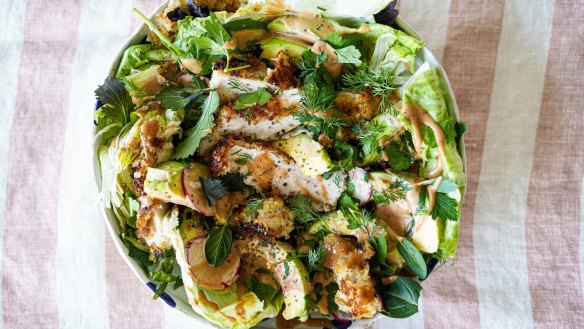 Katrina Meynink is on a mission to bring back the iceberg lettuce with this chicken salad.