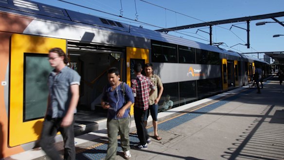 The latest hack involves sprinting from Erskineville train station (pictured) to the nearby Macdonaldtown train station.