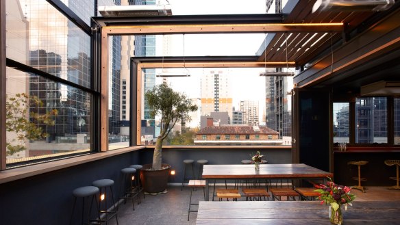 Bomba rooftop bar in the Melbourne CBD.