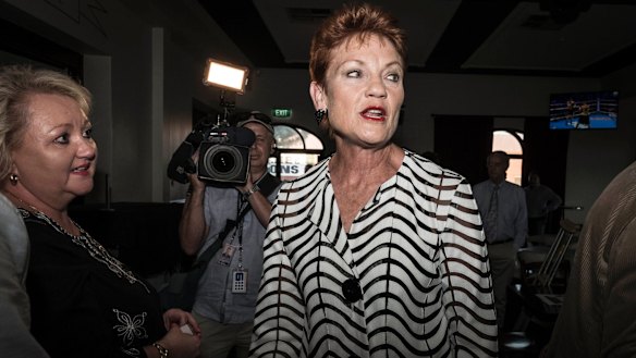 Pauline Hanson's One Nation blocked the ABC from attending its election night party.