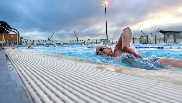 Swimmers at Andrew Boy Charlton Pool are fearless.