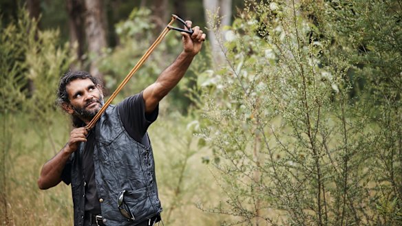 Life on the edge: William hunts for food in <i>Struggle Street</i>.