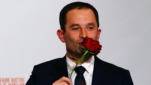 Benoit Hamom will be the Socialist Party candidate in France's presidential election.