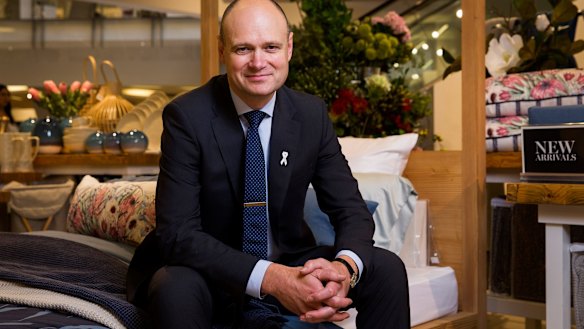 Myer chief Richard Umbers describes retail conditions as challenging but maintains those that are evolving their business models to address the Amazon threat will fare better.