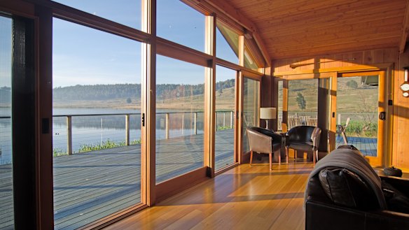 The Owner's Lodge is a spacious, self-contained, three-bedroom log house.