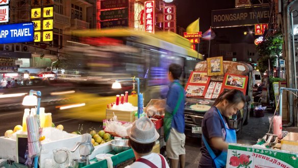 Food stalls are an institution in Bangkok.