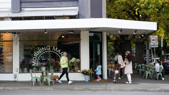 Morning Market in Prahran sells flowers, freshly baked pastries and artisan sourdough.