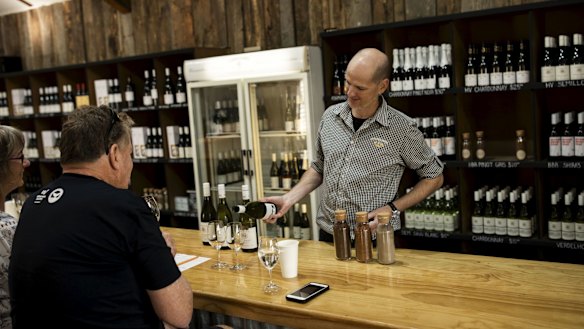 Nik Woodman at Tyrrell Wines in Pokolbin, Hunter Valley. Winemakers pour their heart and soul into their product, so don't be stingy with the compliments.