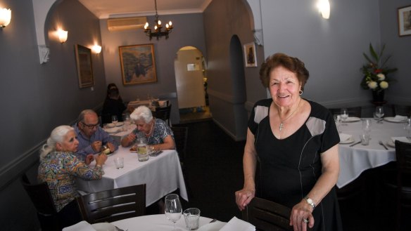 Abla Amad pictured in her Carlton restaurant in 2018.