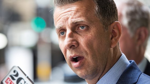 Transport Minister Andrew Constance says the driverless bus is the transport of the future.