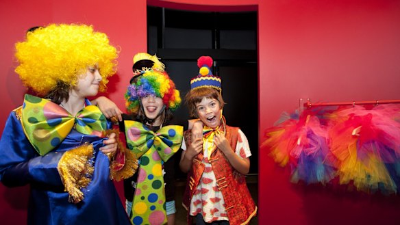The Circus Factory exhibition at the Powerhouse Museum was a major drawcard for children.