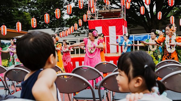 The annual Bon dance at Tokiwadaira.