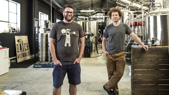 Andrew Fineran and Chris Sidwa, of Batch Brewing Company.